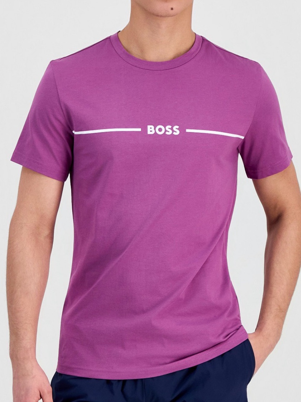 🤍New Hugo Boss Men's Sun Protection Logo T-Shirt🤍